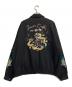 TOWN CRAFT (タウンクラフト) MACHIMINGEI SOUVENIR JACKET / 刺繍ジップブルゾン ブラック サイズ:L：7000円