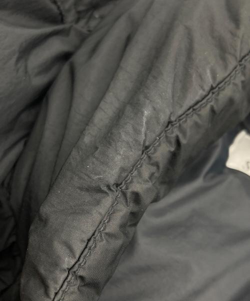 STONE ISLAND（ストーンアイランド）STONE ISLAND (ストーンアイランド) GARMENT DYED CRINKLE REPS RECYCLED NYLON DOWN/ナイロンダウンベスト ブラック サイズ:Lの古着・服飾アイテム