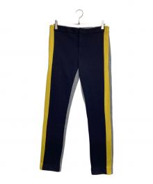 MARNI（マルニ）の古着「サイドラインウールパンツ」｜ネイビー×グレー