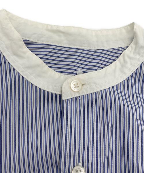 SOPHNET.（ソフネット）SOPHNET. (ソフネット) THOMAS MASON (トーマスメイソン) BIG REGULAR COLLAR SHIRTS ブルー サイズ:Sの古着・服飾アイテム