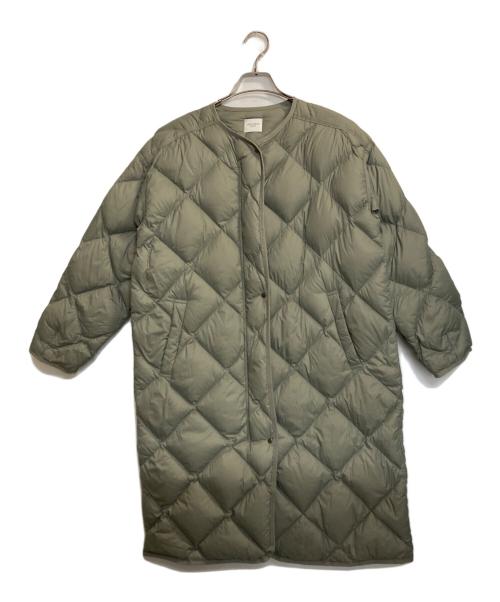 URBAN RESEARCH DOORS（アーバンリサーチドアーズ）URBAN RESEARCH DOORS (アーバンリサーチドアーズ) キルティングダウンコート グリーン サイズ:ＦＲＥＥの古着・服飾アイテム