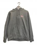 stussyステューシー）の古着「ロゴパーカー」｜グレー
