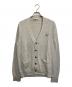 MAISON KITSUNE（メゾンキツネ）の古着「BOLD FOX HEAD PATCH REGULAR CARDIGAN」｜グレー