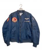 TED COMPANYテッドカンパニー）の古着「MA-1ジャケット」｜ネイビー