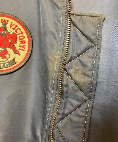 TED COMPANY（テッドカンパニー）TED COMPANY (テッドカンパニー) MA-1ジャケット ネイビー サイズ:46の古着・服飾アイテム