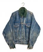 LEVI'Sリーバイス）の古着「リバーシブルトラッカージャケット」｜グリーン×インディゴ