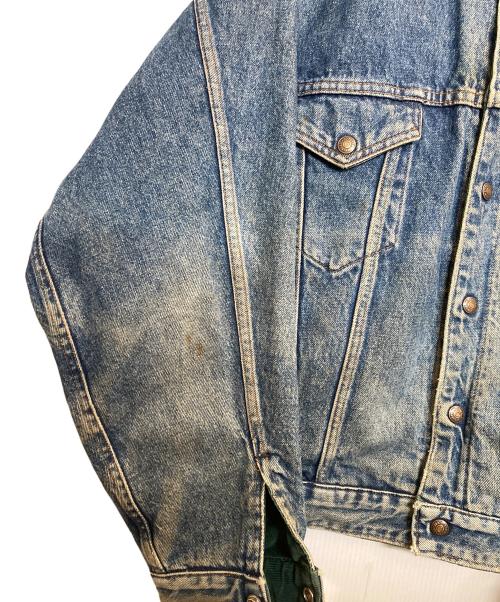 LEVI'S（リーバイス）LEVI'S (リーバイス) リバーシブルトラッカージャケット グリーン×インディゴ サイズ:LLの古着・服飾アイテム