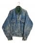 LEVI'S（リーバイス）の古着「リバーシブルトラッカージャケット」｜グリーン×インディゴ