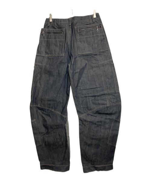 MARITHE+FRANCOIS GIRBAUD（マリテフランソワジルボー）MARITHE+FRANCOIS GIRBAUD (マリテフランソワジルボー) シャトルデニムパンツ インディゴ サイズ:Ｌの古着・服飾アイテム