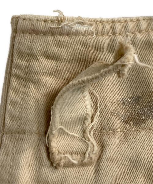 DOLCE & GABBANA（ドルチェ＆ガッバーナ）DOLCE & GABBANA (ドルチェ＆ガッバーナ) ペイント加工カーゴパンツ カーキ サイズ:50の古着・服飾アイテム