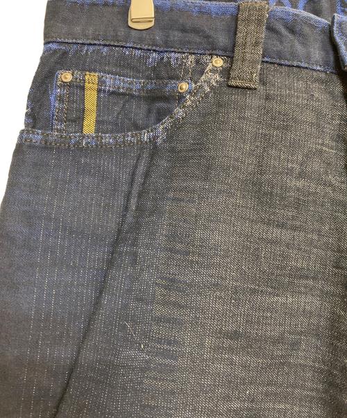 A-POC ABLE ISSEY MIYAKE（エイポック エイブル イッセイ ミヤケ）A-POC ABLE ISSEY MIYAKE (エイポック エイブル イッセイ ミヤケ) デニムパンツ インディゴ サイズ:35の古着・服飾アイテム