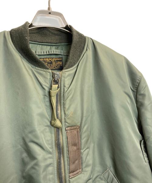 BUZZ RICKSON'S（バズリクソンズ）Buzz Rickson's (バズリクソンズ) LION UNIFORM INC MA-1ジャケット グリーン サイズ:ＸＸＬの古着・服飾アイテム