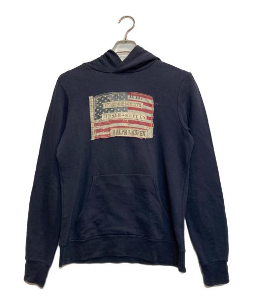 Denim & Supply Ralph Lauren（デニム＆サプライ ラルフローレン）Denim & Supply Ralph Lauren (デニム＆サプライ ラルフローレン) 星条旗ワッペンプルオーバーパーカー ネイビー サイズ:Ｓの古着・服飾アイテム