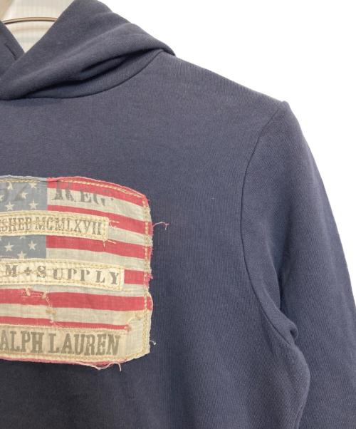 Denim & Supply Ralph Lauren（デニム＆サプライ ラルフローレン）Denim & Supply Ralph Lauren (デニム＆サプライ ラルフローレン) 星条旗ワッペンプルオーバーパーカー ネイビー サイズ:Ｓの古着・服飾アイテム