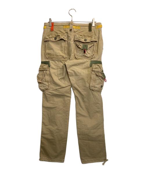 POLO RALPH LAUREN（ポロ・ラルフローレン）POLO RALPH LAUREN (ポロ・ラルフローレン) ギミックパラシュートパンツ カーキ サイズ:32の古着・服飾アイテム