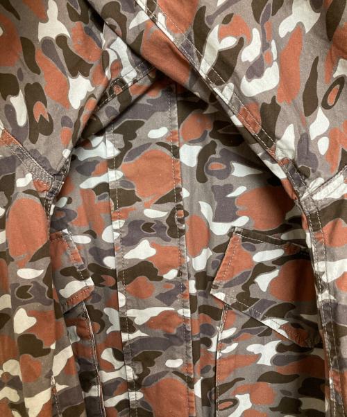 KEBOZ（ケボズ）KEBOZ (ケボズ) カモフラブルゾン ブラウン サイズ:Ｌの古着・服飾アイテム