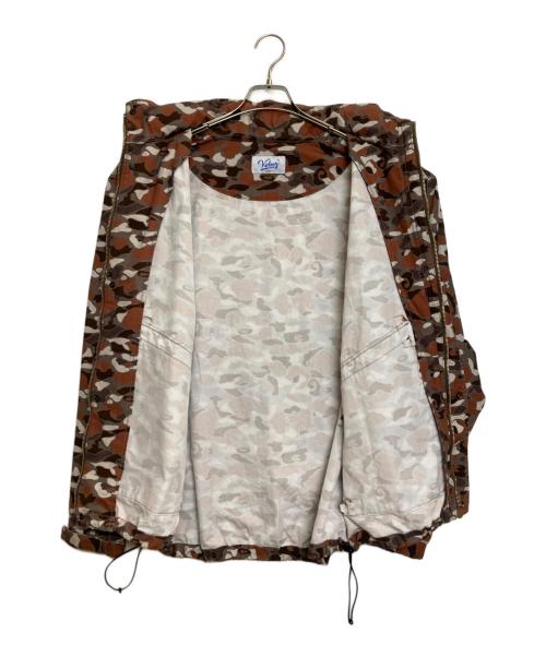 KEBOZ（ケボズ）KEBOZ (ケボズ) カモフラブルゾン ブラウン サイズ:Ｌの古着・服飾アイテム