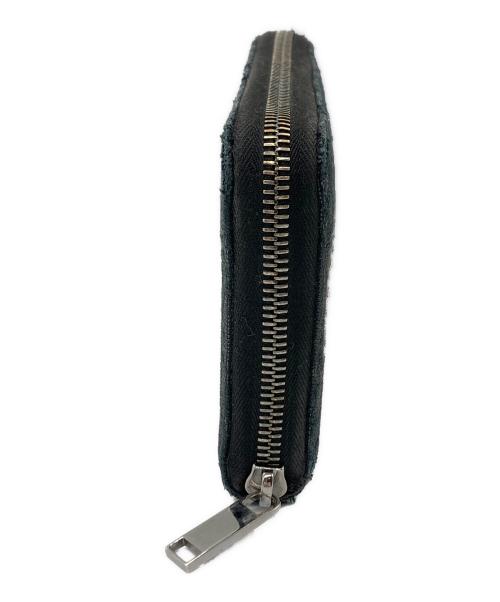 Dior（ディオール）Dior (ディオール) オブリーク トロッター ラウンドファスナー 長財布 ブラックの古着・服飾アイテム