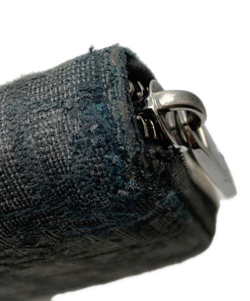 Dior（ディオール）Dior (ディオール) オブリーク トロッター ラウンドファスナー 長財布 ブラックの古着・服飾アイテム