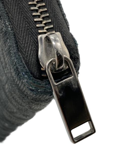 Dior（ディオール）Dior (ディオール) オブリーク トロッター ラウンドファスナー 長財布 ブラックの古着・服飾アイテム