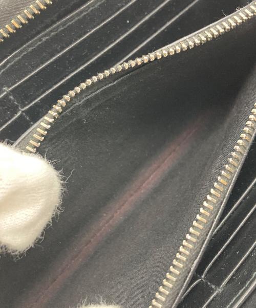 Dior（ディオール）Dior (ディオール) オブリーク トロッター ラウンドファスナー 長財布 ブラックの古着・服飾アイテム