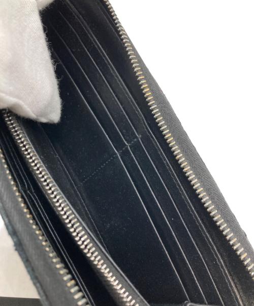 Dior（ディオール）Dior (ディオール) オブリーク トロッター ラウンドファスナー 長財布 ブラックの古着・服飾アイテム