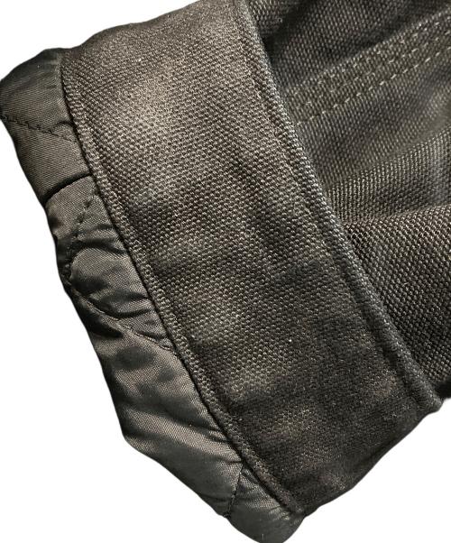 CarHartt（カーハート）CarHartt (カーハート) DUCK DETROIT JACKET BLANKET LINED ブラック サイズ:Lの古着・服飾アイテム