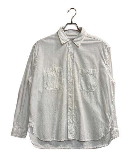 JOURNAL STANDARD relume（ジャーナルスタンダード レリューム）JOURNAL STANDARD relume (ジャーナルスタンダード レリューム) シャンブレーワークシャツ ホワイト サイズ:Fの古着・服飾アイテム