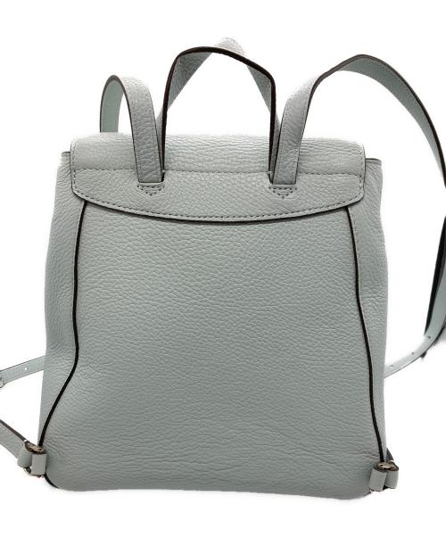 Kate Spade（ケイトスペード）Kate Spade (ケイトスペード) レイラ ミディアム フラップ バックパック ミントグリーンの古着・服飾アイテム
