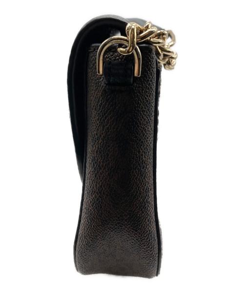 MICHAEL KORS（マイケル・コース）MICHAEL KORS (マイケル・コース) ショルダーバッグ ブラック×ブラウンの古着・服飾アイテム