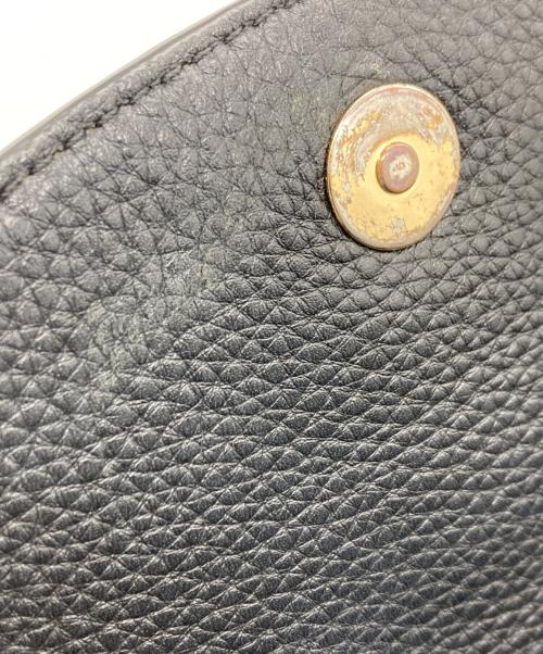 MICHAEL KORS（マイケル・コース）MICHAEL KORS (マイケル・コース) ショルダーバッグ ブラック×ブラウンの古着・服飾アイテム