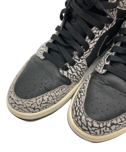 NIKE（ナイキ）NIKE (ナイキ) AIR JORDAN 1 MID ブラック×グレー サイズ:US10の古着・服飾アイテム