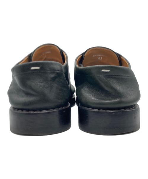 Maison Margiela（メゾンマルジェラ）Maison Margiela (メゾンマルジェラ) レースアップダービーシューズ ブラック サイズ:43の古着・服飾アイテム