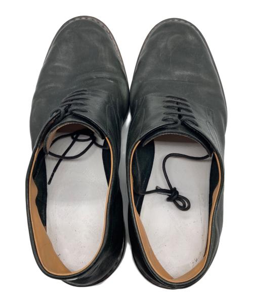 Maison Margiela（メゾンマルジェラ）Maison Margiela (メゾンマルジェラ) レースアップダービーシューズ ブラック サイズ:43の古着・服飾アイテム