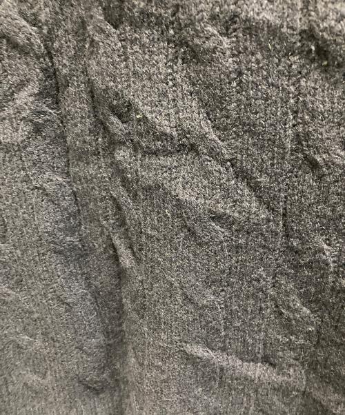 POLO RALPH LAUREN（ポロ・ラルフローレン）POLO RALPH LAUREN (ポロ・ラルフローレン) カシミヤブレンドワンポイントニット ネイビー サイズ:Mの古着・服飾アイテム