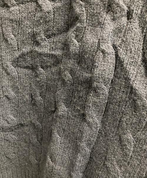 POLO RALPH LAUREN（ポロ・ラルフローレン）POLO RALPH LAUREN (ポロ・ラルフローレン) カシミヤブレンドワンポイントニット ネイビー サイズ:Mの古着・服飾アイテム