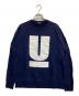 UNDERCOVER（アンダーカバー）の古着「Uロゴクルーネックスウェット」｜ネイビー