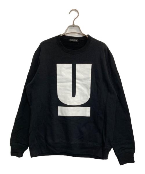 UNDERCOVER（アンダーカバー）UNDERCOVER (アンダーカバー) Uロゴクルーネックスウェット ブラック サイズ:3の古着・服飾アイテム
