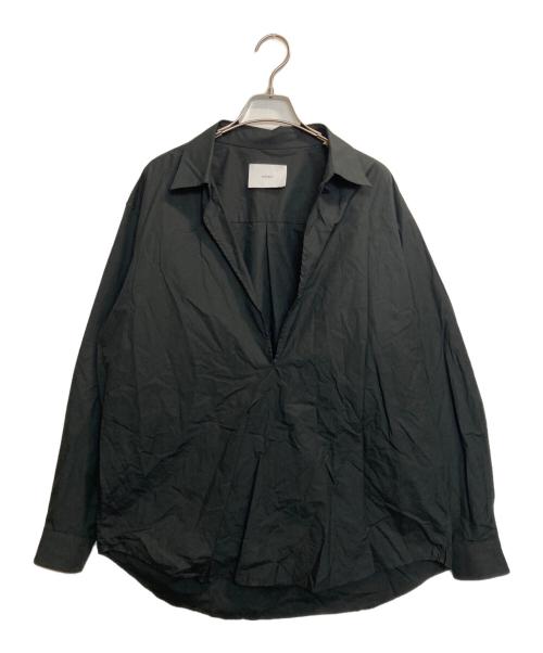 ssstein（シュタイン）ssstein (シュタイン) SUVIN COTTON OVERSIZED SKIPPER SHIRT / スビンコットンオーバーサイズドスキッパーシャツ ブラック サイズ:Sの古着・服飾アイテム