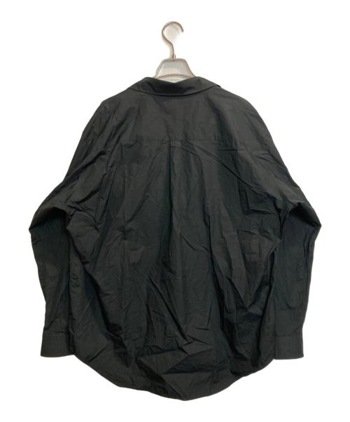 ssstein（シュタイン）ssstein (シュタイン) SUVIN COTTON OVERSIZED SKIPPER SHIRT / スビンコットンオーバーサイズドスキッパーシャツ ブラック サイズ:Sの古着・服飾アイテム