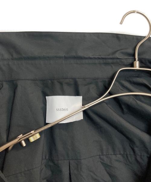 ssstein（シュタイン）ssstein (シュタイン) SUVIN COTTON OVERSIZED SKIPPER SHIRT / スビンコットンオーバーサイズドスキッパーシャツ ブラック サイズ:Sの古着・服飾アイテム