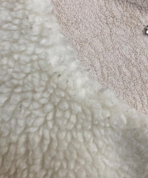 Mila Owen（ミラオーウェン）Mila Owen (ミラオーウェン) コクーンシルエットショート丈ボアコート アイボリーの古着・服飾アイテム