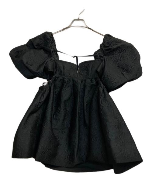 MAISON SPECIAL（メゾンスペシャル）MAISON SPECIAL (メゾンスペシャル) Quilting Peplum Top / キルティングペプラムトップ ブラック サイズ:ＦＲＥＥの古着・服飾アイテム