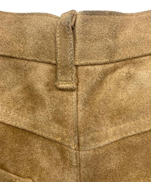 BEAMS（ビームス）BEAMS (ビームス) スエードパンツ ベージュ サイズ:Sの古着・服飾アイテム