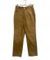 BEAMS（ビームス）の古着「スエードパンツ」｜ベージュ