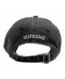 SUPREME (シュプリーム) 25FW Italy 6-Panel cap / イタリー6パネルキャップ ブラック：9000円