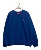 SUPREMEシュプリーム）の古着「24FW Small Box Logo crewneck / スモールボックスロゴクルーネックスウェット」｜ネイビー