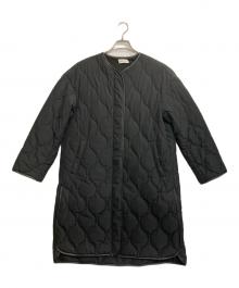 PLST（プラステ）の古着「中綿キルティングコート」｜ブラック