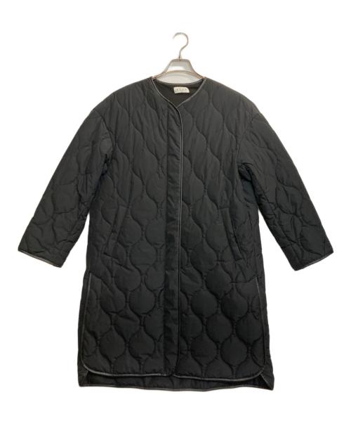 PLST（プラステ）PLST (プラステ) 中綿キルティングコート ブラック サイズ:Mの古着・服飾アイテム