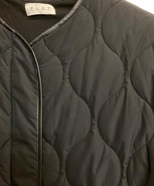 PLST（プラステ）PLST (プラステ) 中綿キルティングコート ブラック サイズ:Mの古着・服飾アイテム